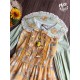 Miss Point Sunflower Gardening Open Front Daily JSK(Reservation/3 Colours/Full Payment Without Shipping)